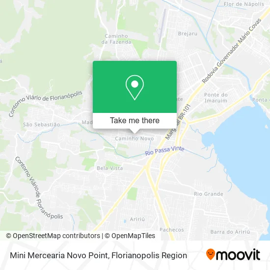 Mini Mercearia Novo Point map