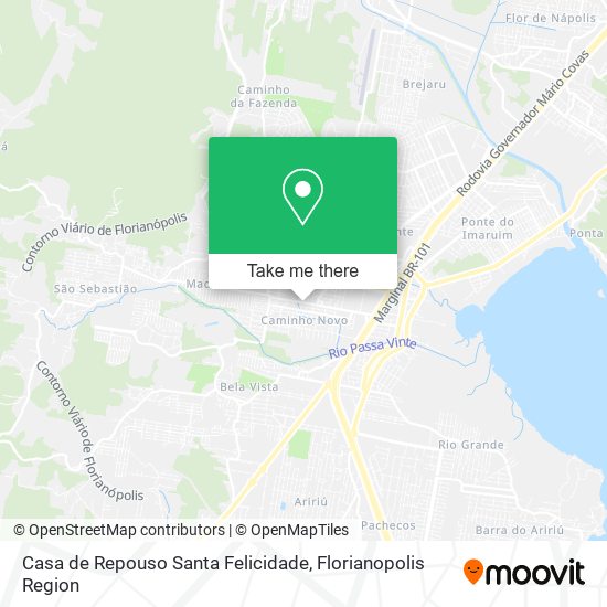 Casa de Repouso Santa Felicidade map