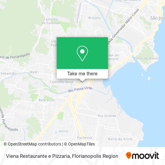 Viena Restaurante e Pizzaria map