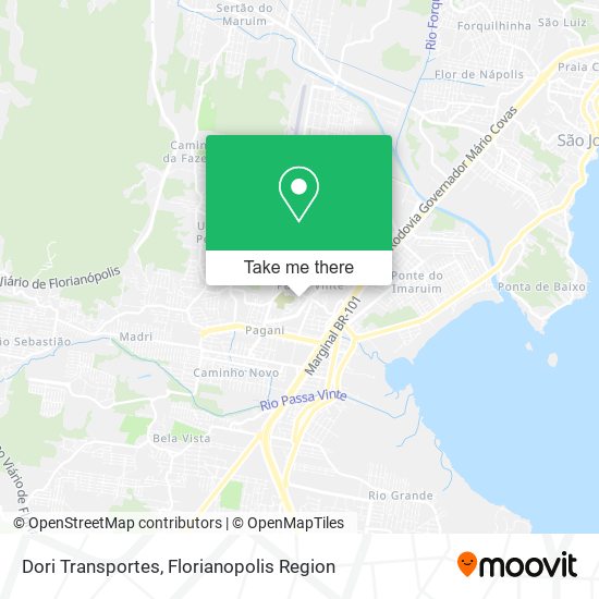 Dori Transportes map