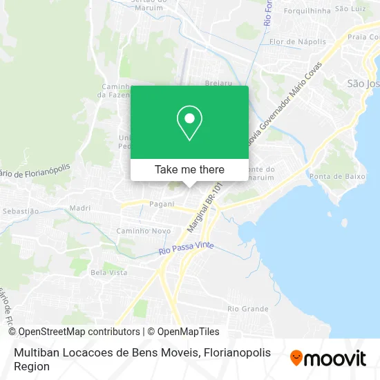 Multiban Locacoes de Bens Moveis map