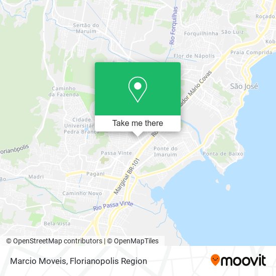 Marcio Moveis map