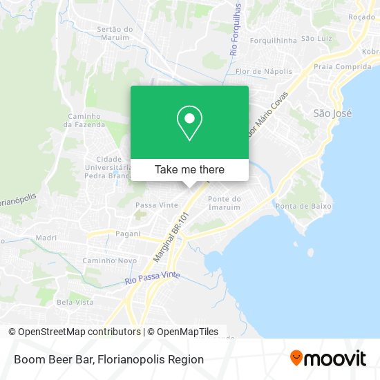 Boom Beer Bar map