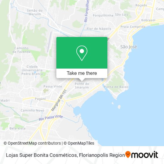 Lojas Super Bonita Cosméticos map