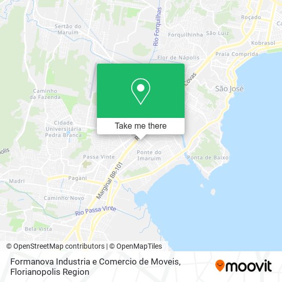 Formanova Industria e Comercio de Moveis map