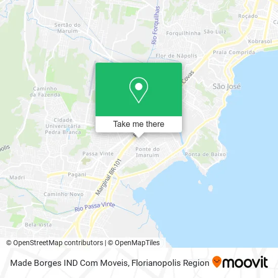 Made Borges IND Com Moveis map