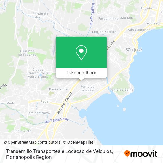 Transemilio Transportes e Locacao de Veiculos map