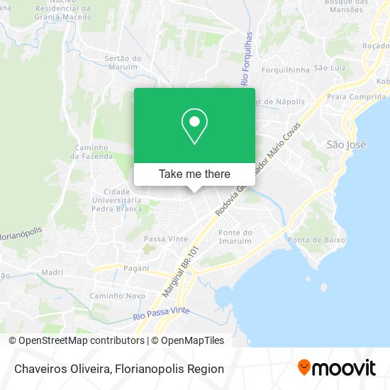 Chaveiros Oliveira map