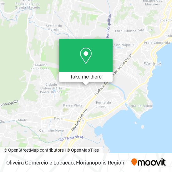 Oliveira Comercio e Locacao map