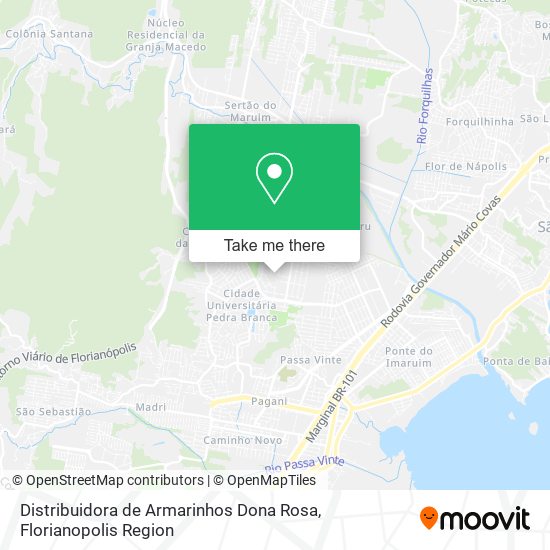 Distribuidora de Armarinhos Dona Rosa map