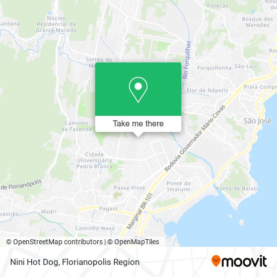 Nini Hot Dog map