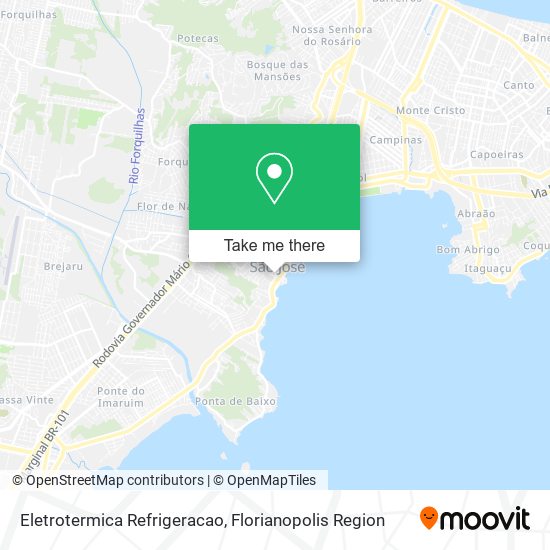 Eletrotermica Refrigeracao map