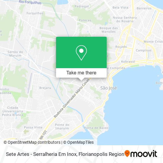 Sete Artes - Serralheria Em Inox map