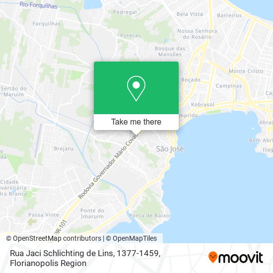 Rua Jaci Schlichting de Lins, 1377-1459 map