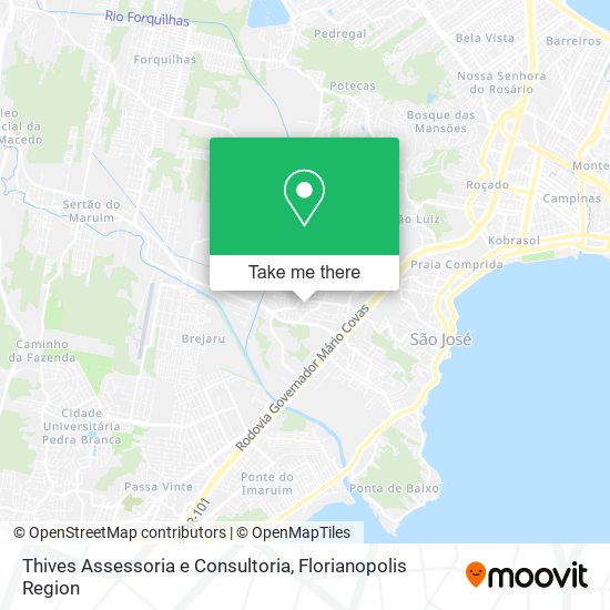 Mapa Thives Assessoria e Consultoria