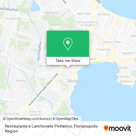Restaurante e Lanchonete Pinheiros map