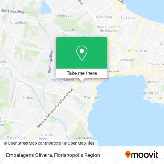 Embalagens Oliveira map