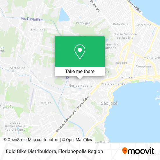 Edio Bike Distribuidora map