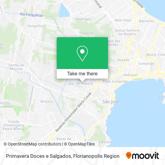 Primavera Doces e Salgados map