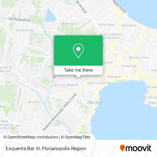 Esquenta Bar III map