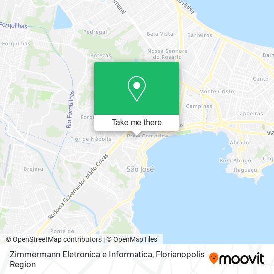 Zimmermann Eletronica e Informatica map