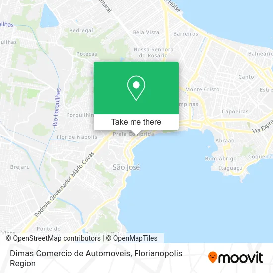 Dimas Comercio de Automoveis map