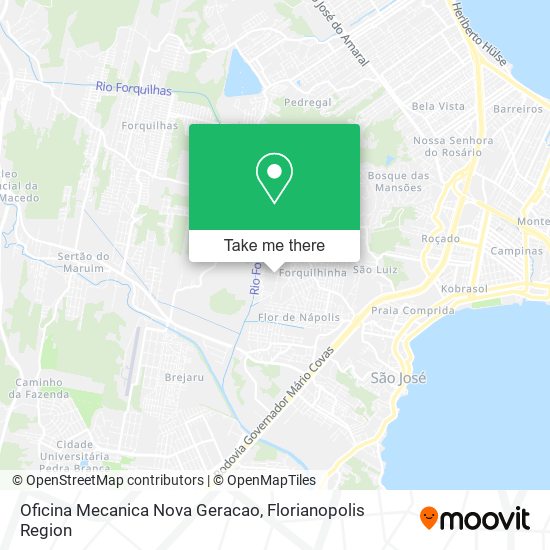Oficina Mecanica Nova Geracao map