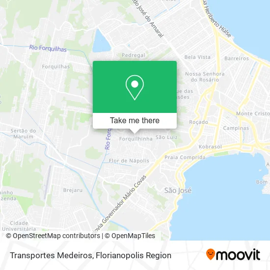 Transportes Medeiros map