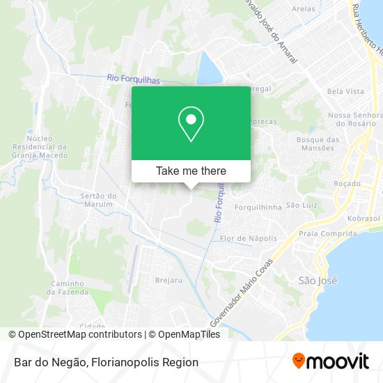 Bar do Negão map