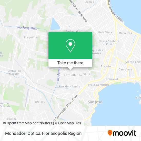 Mondadori Óptica map