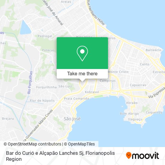 Bar do Curió e Alçapão Lanches Sj map