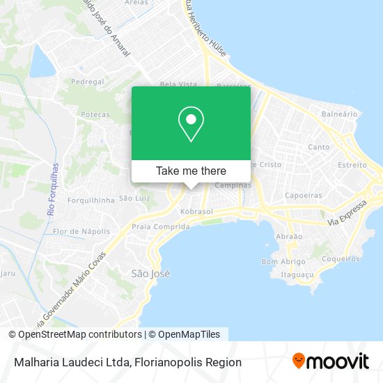 Malharia Laudeci Ltda map