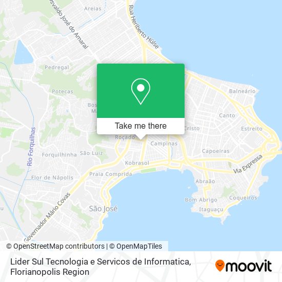 Mapa Lider Sul Tecnologia e Servicos de Informatica