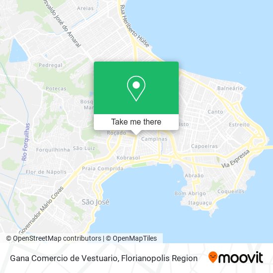 Gana Comercio de Vestuario map