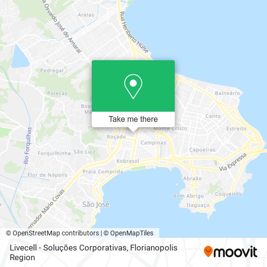 Livecell - Soluções Corporativas map