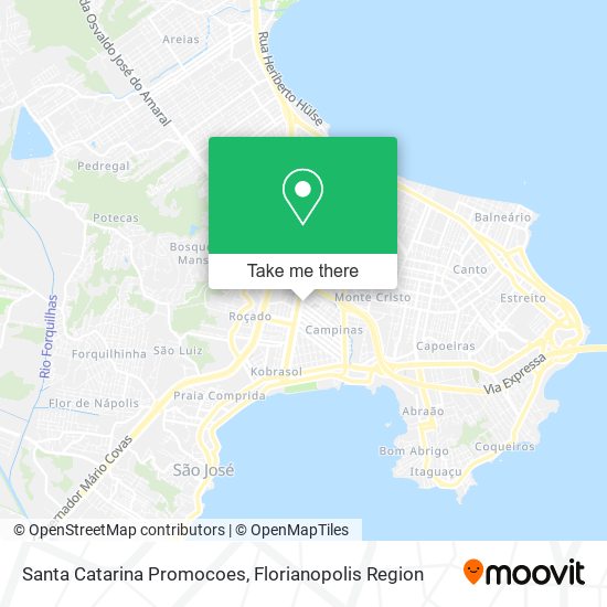 Santa Catarina Promocoes map