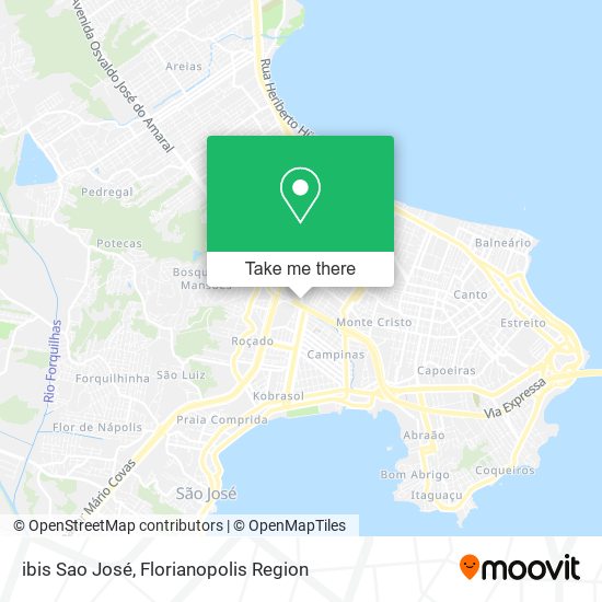 ibis Sao José map