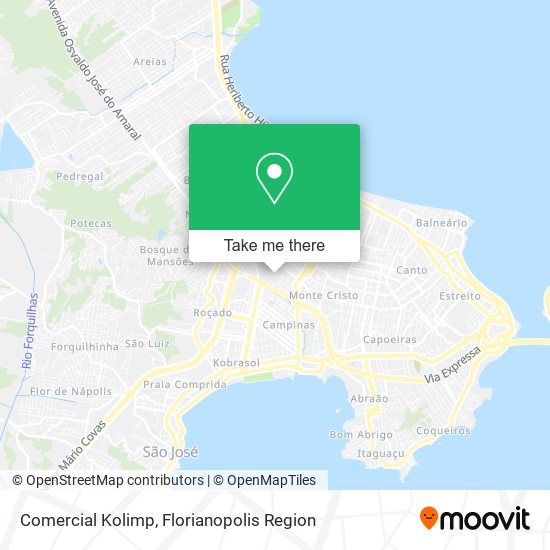 Comercial Kolimp map