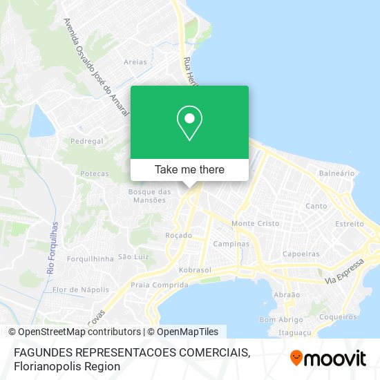 FAGUNDES REPRESENTACOES COMERCIAIS map