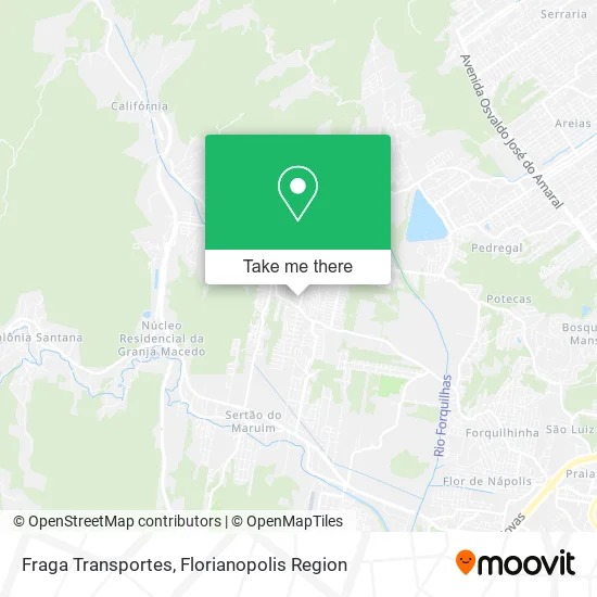 Fraga Transportes map