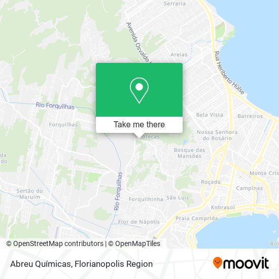 Abreu Químicas map