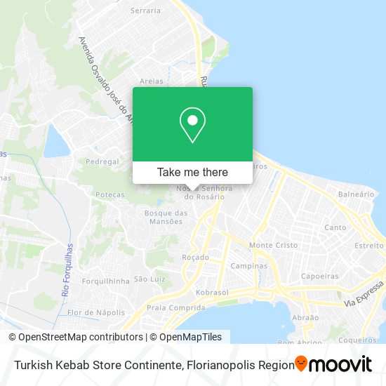 Turkish Kebab Store Continente map