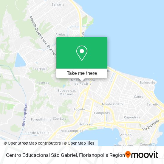 Mapa Centro Educacional São Gabriel