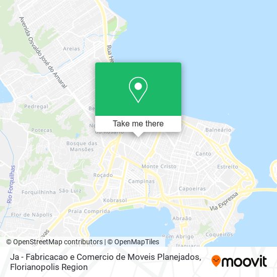 Ja - Fabricacao e Comercio de Moveis Planejados map