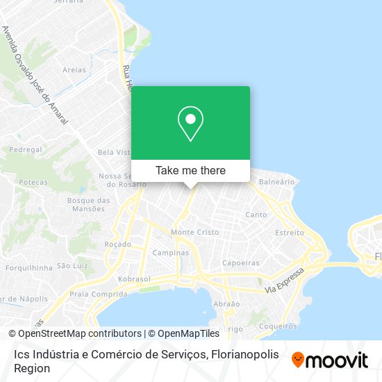 Mapa Ics Indústria e Comércio de Serviços