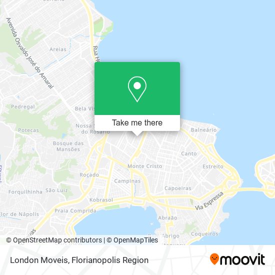 London Moveis map