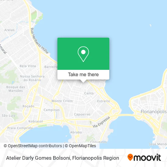 Atelier Darly Gomes Bolsoni map