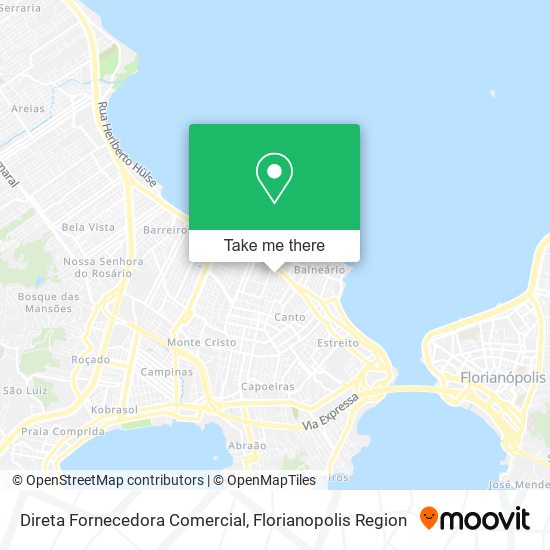 Mapa Direta Fornecedora Comercial