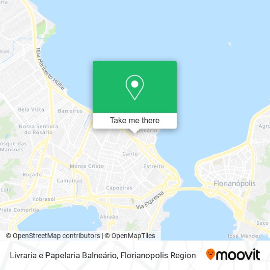 Livraria e Papelaria Balneário map