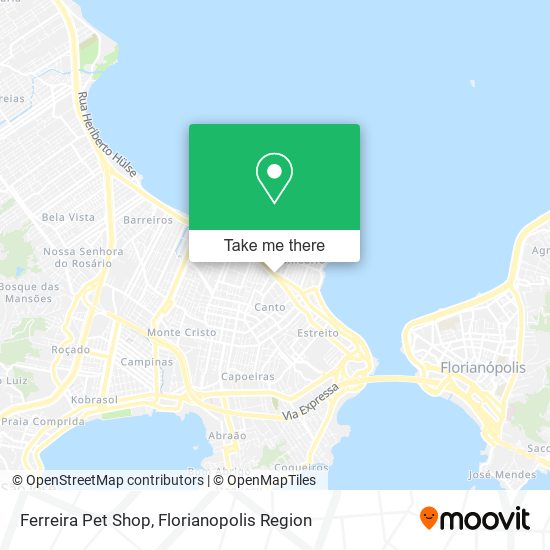 Mapa Ferreira Pet Shop